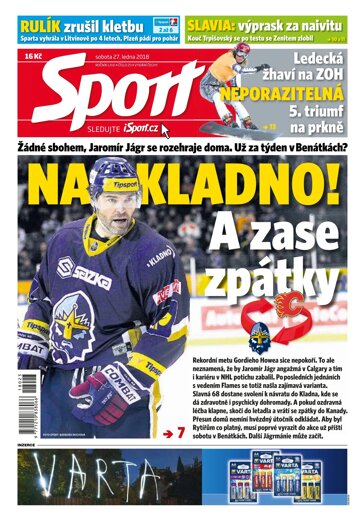 Obálka e-magazínu Sport 27.1.2018