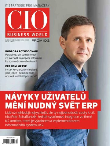 Obálka e-magazínu CIO Business World 2/2018