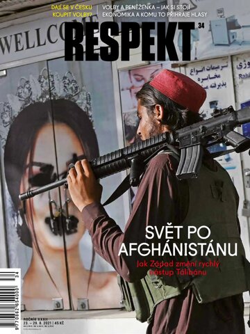 Obálka e-magazínu Respekt 34/2021