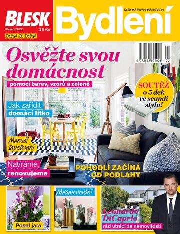 Obálka e-magazínu Blesk Bydlení 3/2022