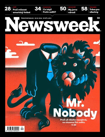 Obálka e-magazínu Newsweek CZ 2/2016