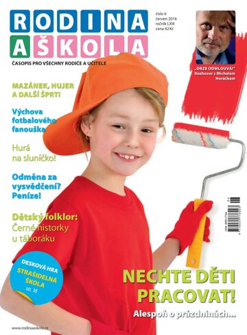 Obálka e-magazínu Rodina a škola 6/2016