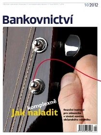 Obálka e-magazínu Bankovnictví 10/2012