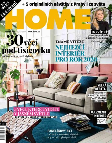 Obálka e-magazínu HOME 3/2020