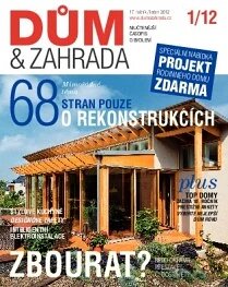 Obálka e-magazínu Dům a zahrada 1/2012