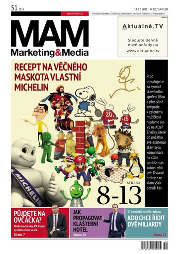 Obálka e-magazínu Marketing & Media 51 - 14.12.2015