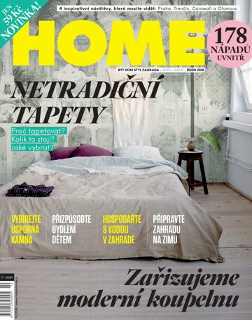Obálka e-magazínu HOME 10/2018
