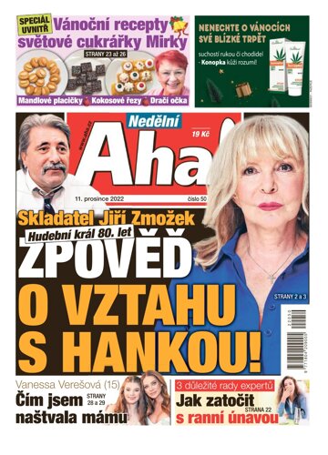 Obálka e-magazínu Nedělní AHA! 11.12.2022