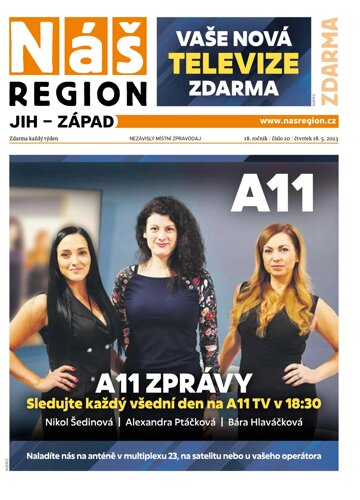 Obálka e-magazínu Náš Region - Západ 20/2023