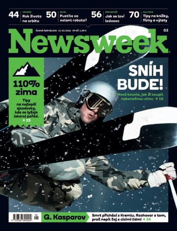 Obálka e-magazínu Newsweek CZ 3/2016