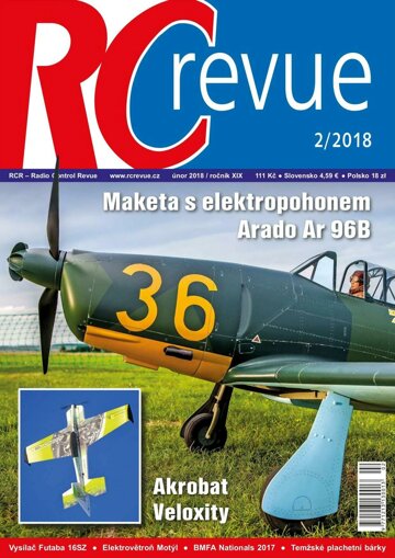 Obálka e-magazínu RC revue 2/2018