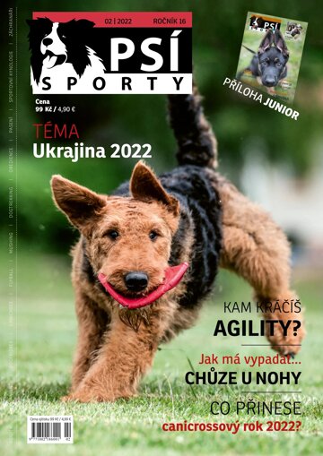 Obálka e-magazínu Psí sporty 2/2022
