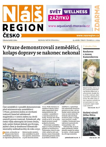 Obálka e-magazínu Náš Region - Česko 8/2024