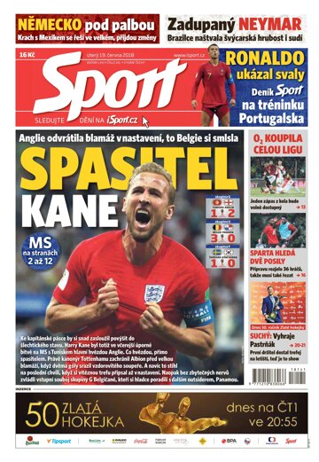 Obálka e-magazínu Sport 19.6.2018