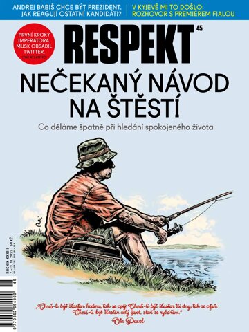Obálka e-magazínu Respekt 45/2022