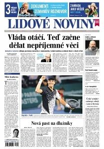 Obálka e-magazínu Lidové noviny 1.11.2014