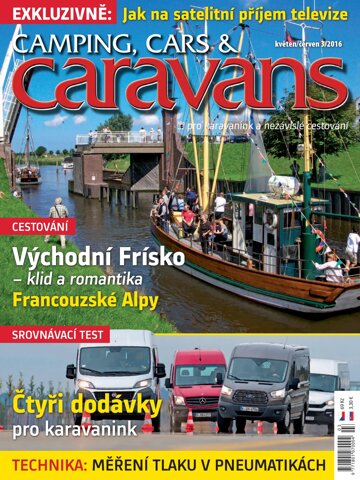 Obálka e-magazínu Camping, Cars & Caravans 3/2016