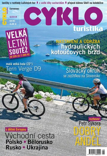 Obálka e-magazínu Cykloturistika 5/2018