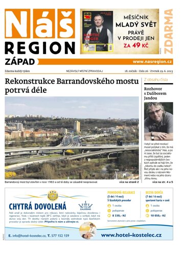 Obálka e-magazínu Náš Region - Západ 26/2023