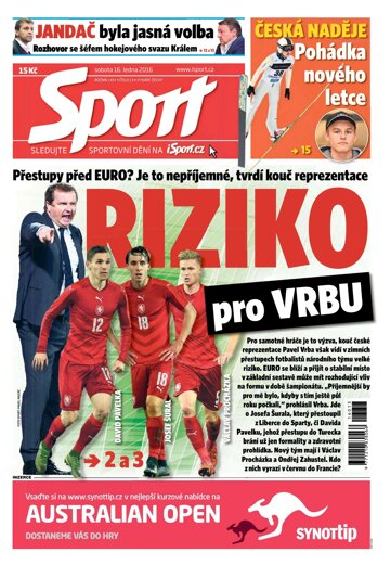 Obálka e-magazínu Sport 16.1.2016