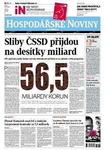 Obálka e-magazínu Hospodářské noviny 182 - 18.9.2013