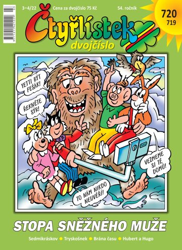 Obálka e-magazínu Čtyřlístek 3-4/2022
