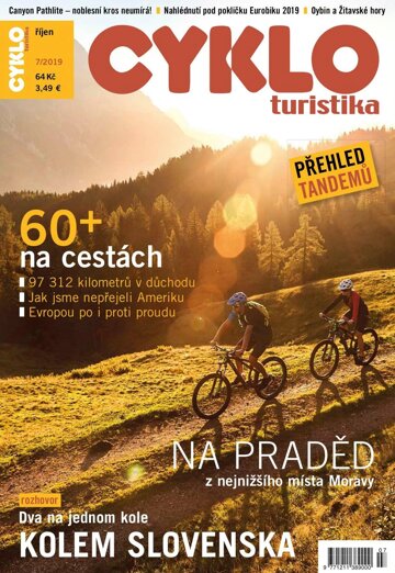 Obálka e-magazínu Cykloturistika 7/2019