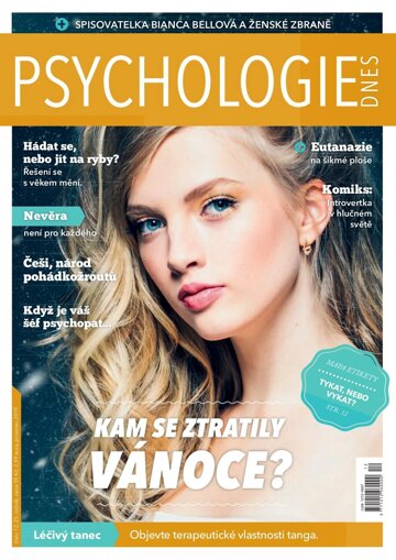 Obálka e-magazínu Psychologie dnes 12/2019
