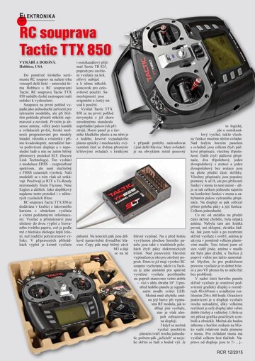 Obálka e-magazínu Tactic TTX 850