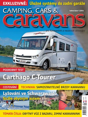 Obálka e-magazínu Camping, Cars & Caravans 1/2016