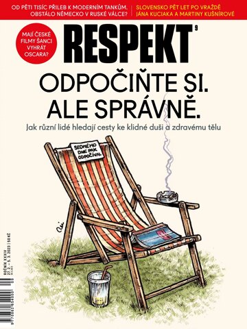 Obálka e-magazínu Respekt 9/2023