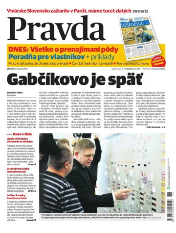 Obálka e-magazínu Pravda 10.3.2015