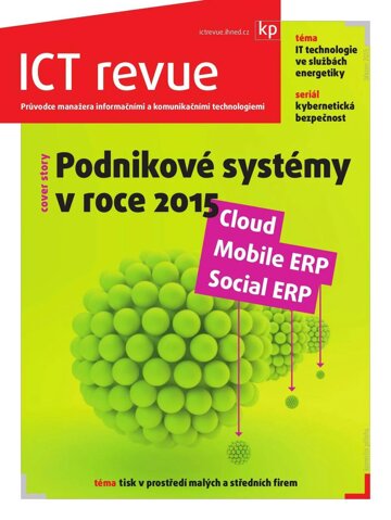 Obálka e-magazínu Ekonom 13 - 26.3.2015 - příloha ICT revue
