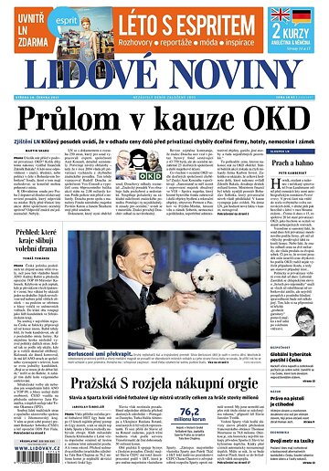Obálka e-magazínu Lidové noviny 28.6.2017