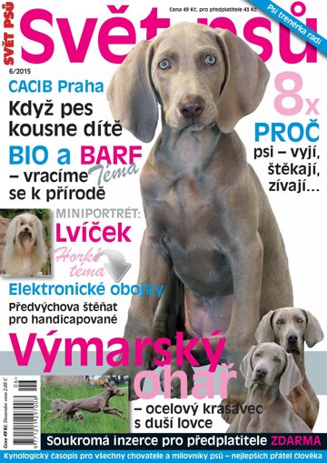 Obálka e-magazínu Svět psů 6/2015