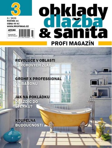 Obálka e-magazínu Obklady, dlažba & sanita 3/2023