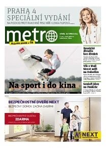 Obálka e-magazínu METRO Pražská ČTYŘKA - 28.5.2014
