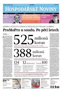 Obálka e-magazínu Hospodářské noviny 214 - 3.11.2014