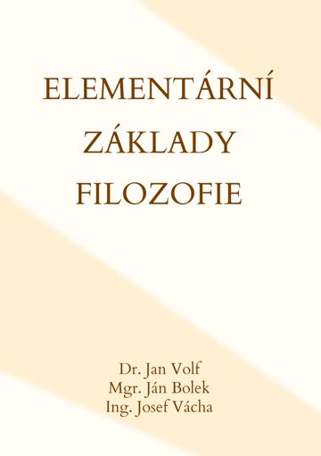 Obálka knihy Elementární základy filozofie