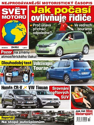 Obálka e-magazínu Svět motorů 15.8.2016