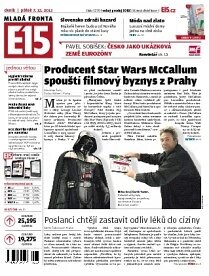 Obálka e-magazínu E15 7.12.2012