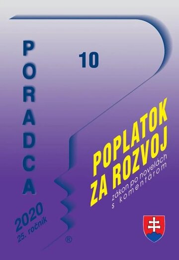 Obálka knihy Poradca 10/2020 – Zákon o miestnom poplatku za rozvoj s komentárom