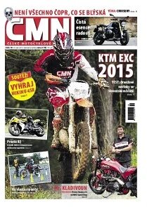 Obálka e-magazínu ČESKÉ MOTOCYKLOVÉ NOVINY 19/2014