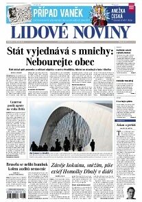 Obálka e-magazínu Lidové noviny 6.10.2014
