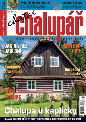 Obálka e-magazínu Chatař Chalupář 4/2015