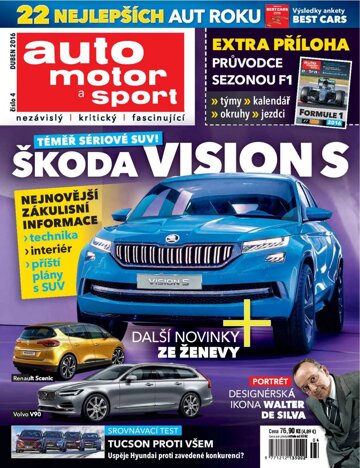 Obálka e-magazínu Auto motor a sport 4/2016