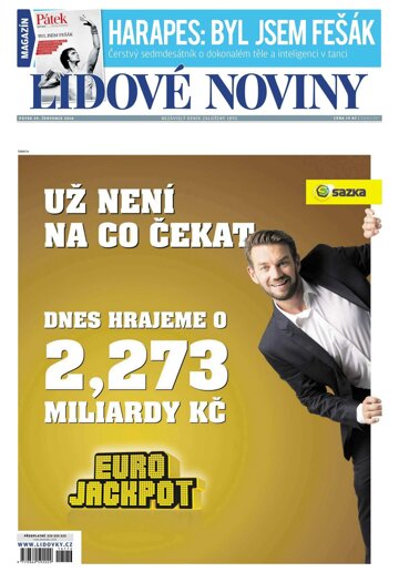 Obálka e-magazínu Lidové noviny 29.7.2016