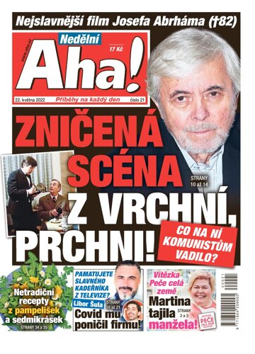 Obálka e-magazínu Nedělní AHA! 22.5.2022