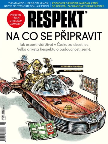 Obálka e-magazínu Respekt 10/2023