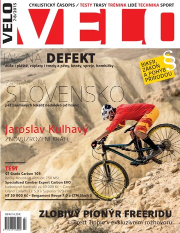 Obálka e-magazínu Velo 7-8/2015